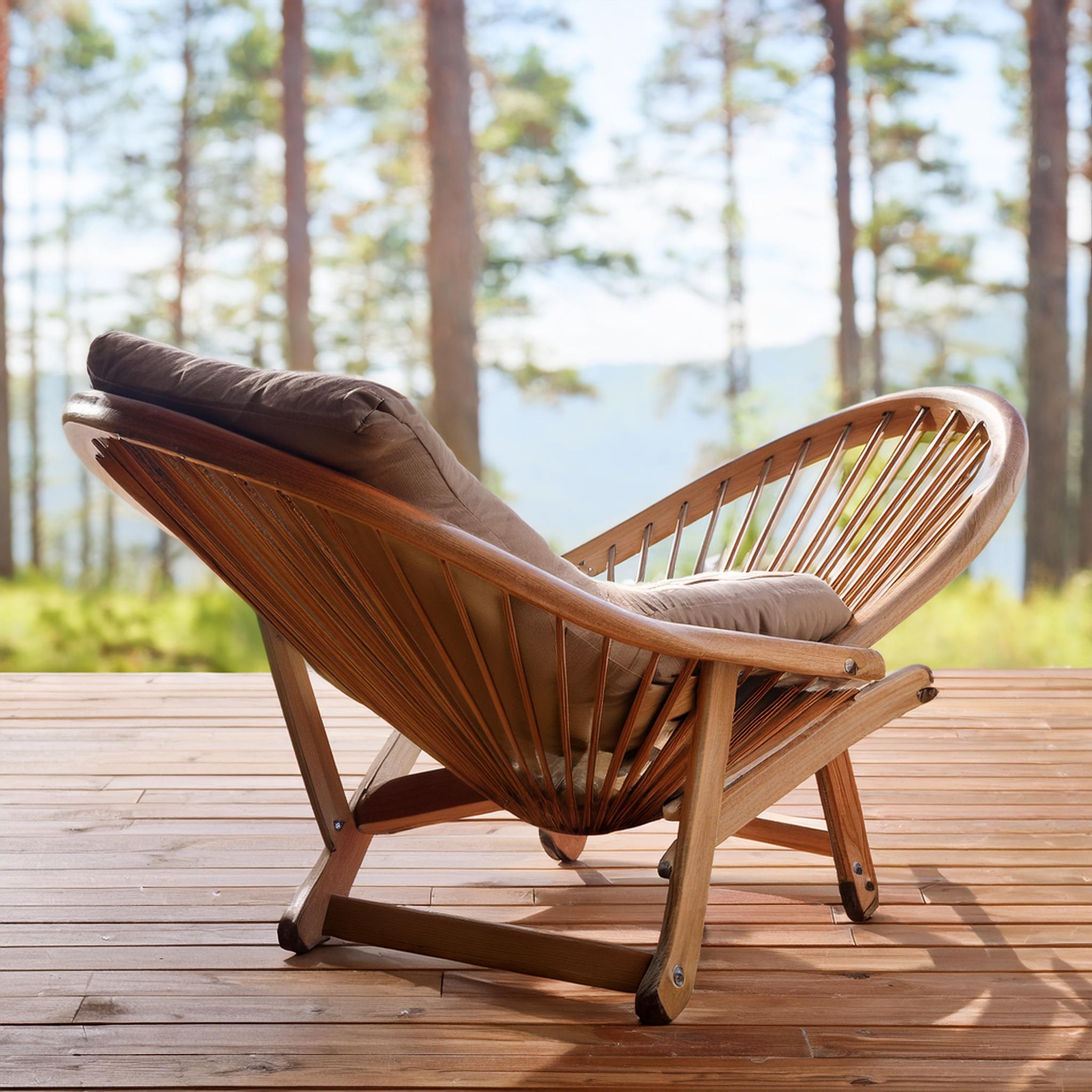 Chaise longue en pin