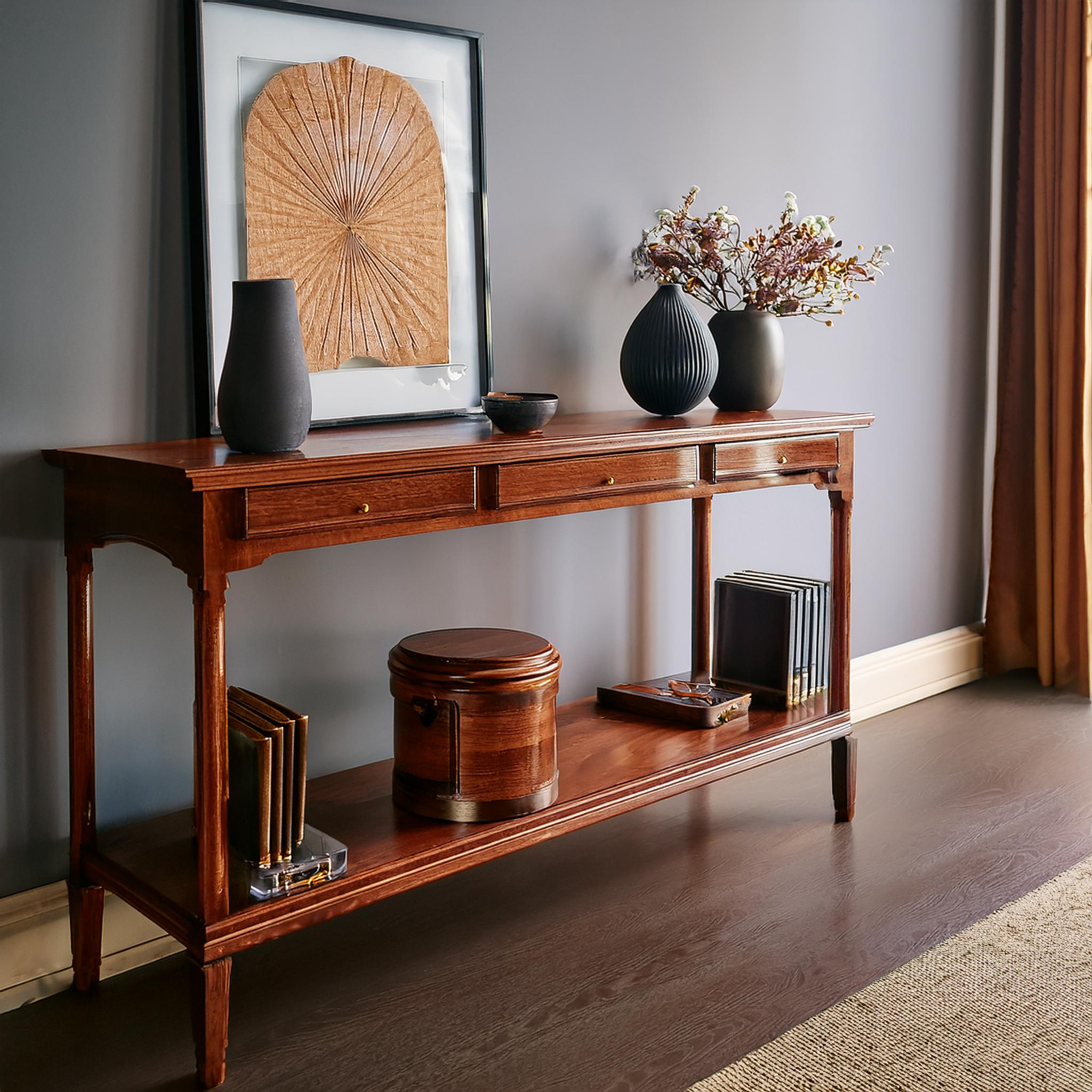 Console de salle à manger en noyer